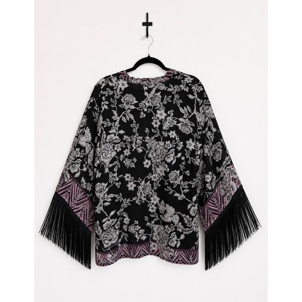 JOHNNY WAS Edina Fringe Blouse NWT Size SMALL - Picture 4 of 6